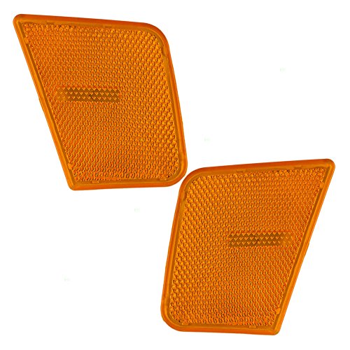 Driver and Passenger Signal Side Marker Lights Lamps Replacement for Jeep 55156883AB 55156882AB