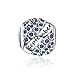 FOREVER QUEEN Birthstone Charms for Charms Bracelet 925 Sterling Silver Bead Openwork Charms, Happy Birthday Charms for Bracelet and Necklace