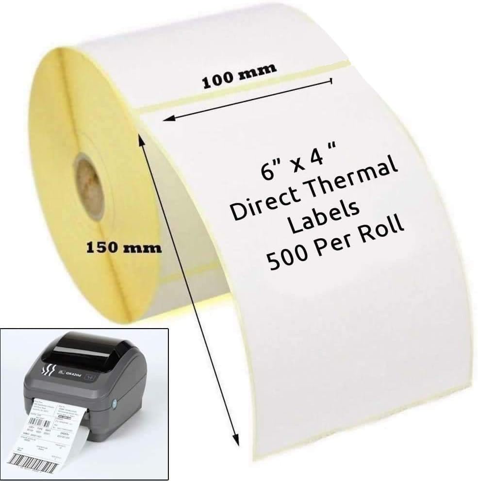 label printer sticker roll