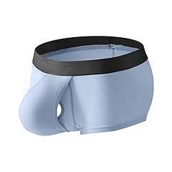 Cerahome Men's Boxers Briefs Fly Pouch Front Open