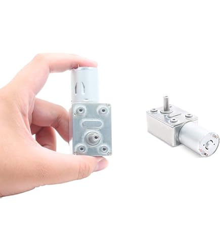 DC Gear Motor Reversible Screw Actuator 6V 200RPM M3x55MM Threaded Output Shaft For DIY Projects (6V 200RPM