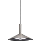 Nuvo Lighting 62/2081 Corrine - 18W CCT Selectable LED Pendant-6.25 Inches Tall and 9.88 Inches Wide, Finish Color: Brushed N