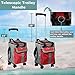 Guay Outdoors New and Improved Trolley Cooler Bag - Removable Leak-Proof Soft Chiller - Thermal Insulated with Swivel Wheels - Telescopic - Small 36 Cans Capacity - Picnic Camping Beach and Travels