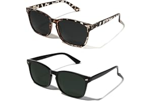 TIJN Polarized Sunglasses for Women Men Classic Trendy Stylish Sun Glasses 100% UV Protection