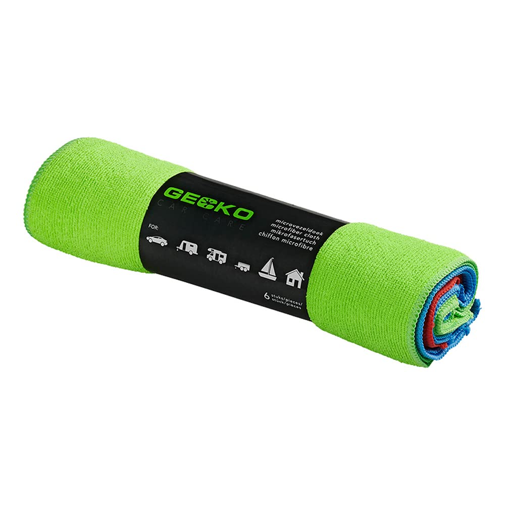 Gecko Microfiber Cloths 6-pieces 40x30cm