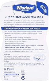 Wisdom Clean Between Brushes Blue Fine Pack of 2 (Total 40) view 2
