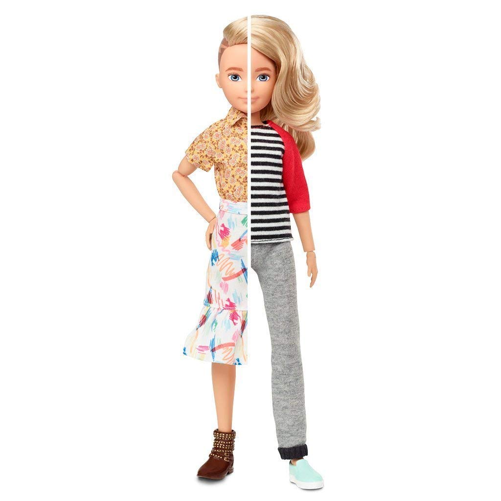 Mattel CREATABLE WORLD GGT67 Deluxe Character Kit Customisable Doll, Creative Play for All Kids 6 Years Old and Up, Blonde Wavy Hair