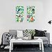 Wall Art Birds Canvas Art Parrot on Branches Tropical Rain Forest Framed Ready to Hang - 12