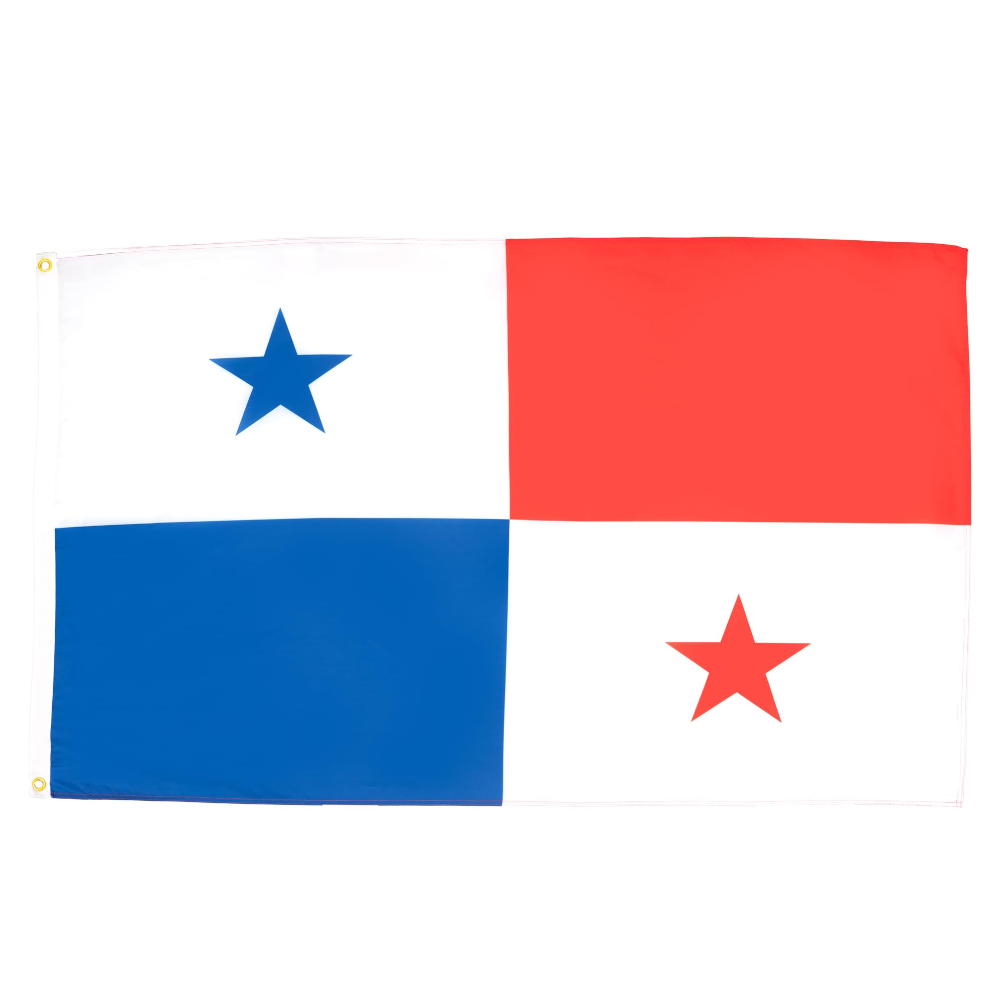 AZ FLAG - Panama Flag - 3x5 Ft - Light Polyester Panamanian Banner with Two Brass Eyelets - Fade Resistant - Vivid Colors - 3' x 5' Feet - 150x90 Cm — image 1