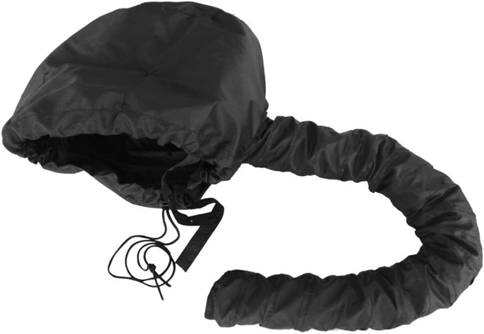 VANKER Portable Hair Dryer Bonnet Hood Attachment for Styling, Curling Black Adjustable