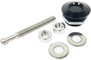 Quik-Latch Products QL-25-SB 1.25" Upper Diameter Black Anodized MIni Quick Release Latch