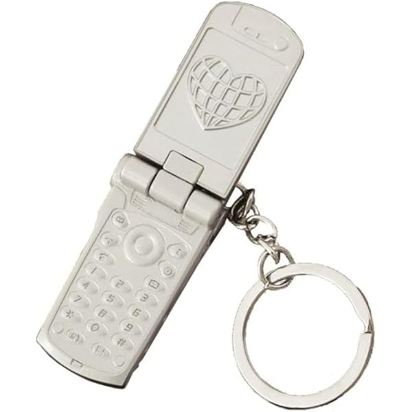 Amazon.com: Vdaxvme Mini Flip Phone Keychain with Rotating