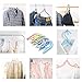 12PCS Folding Travel Hangers - 3 Section Design, Collapsing Clothing Hangers, Space Saving and Lightweight for Easy Carrying and Storing - Strong Plastic and Aluminum Alloy Rivets (Pack of 12)