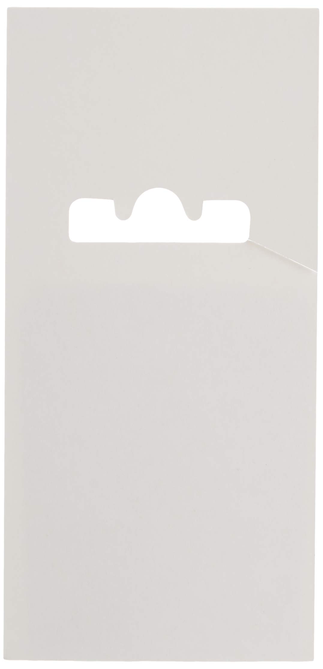 Creative 9300-CARD Card for Euro Pegboard Hook, 58 mm Width, 123 mm Height, White, 200 Pieces