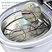 Ultrasonic Jewelry Cleaner Machine, Digital 5 Timer Settings 600 ml Portable for Eyeglasses, Rings, Necklace, Coins, Watches - 35W 43KHz