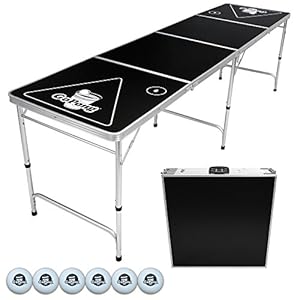 Unfolded table with briefcase