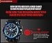Ireloj Men's Large Dual Dial Analog Digital Quartz lectronic Sport Watch Water Resistant,Blue