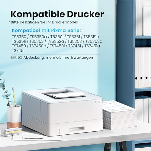 560 561 patronen Kompatible für Canon druckerpatronen 560 XL 561 XL für Canon PIXMA TS5350i TS7450i TS5300 TS5350a TS5350 TS5351i TS5355a TS7400 TS7451a TS7450 TS5351a(1 Schwarz, 1 Farbe)