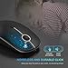 Rechargeable 2.4GHz Wireless Bluetooth Mouse, Jelly Comb Slim Noiseless Optical Wireless Mouse with Bluetooth, USB or Type C Connection,Easy-Switch up to 3 Device MS04