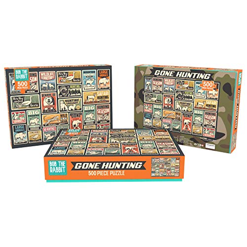Gone Hunting Jigsaw Puzzle for Adults 500 Piece for Hunters Eco