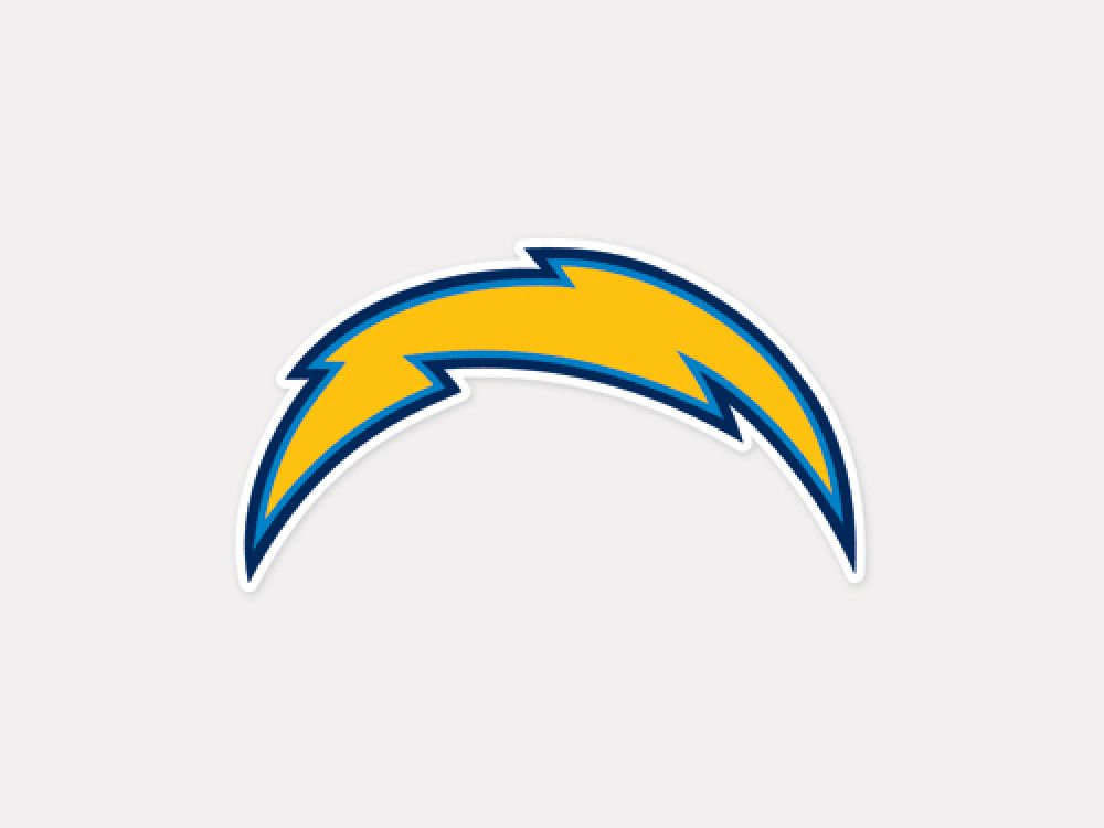 WinCraft Decal Sticker 10x10cm - NFL Los Angeles Chargers