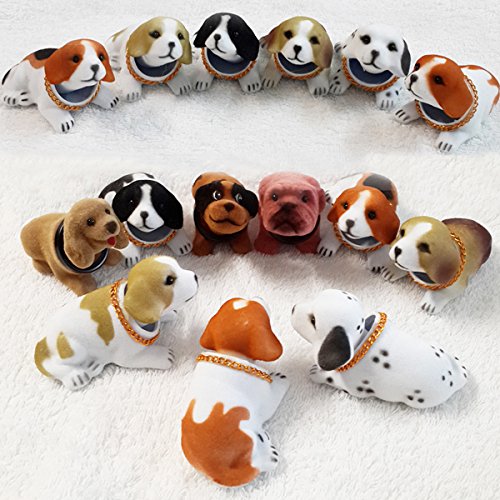 Bobble Head Dog Car Dolls Bobbing Dashboard Animals Nodding Nodder Dash