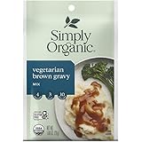Simply Organic Vegetarian Brown Gravy Mix, Certified Organic, Vegetarian, Gluten-Free | 1 oz | Pack of 12