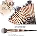 Eye Brush Set, 20 pcs Unicorn Eyeshadow Eyeliner Blending Crease Kit Makeup Brushes Make Up Foundation Eyebrow Eyeliner Blush Cosmetic Concealer Brushes