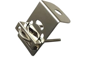 Anteenna TW-CR Mount Bracket Stainless Steel 16mm Hole for L Type UHF Female (SO-239) for 144/440MHz Ham Mobile Antenna