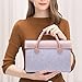 Womens Leather Laptop Bag ,Raydem Wool and Leather Laptop Sleeve 13inch - Slim Fashion Business Briefcase for MacBook Air/Pro Retina 13.3