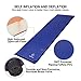 Redcamp Backpacking Sleeping Pad for Camping, XL Lightweight Folding Self Inflating Air Mattress,Air Pad Sleeping,Blue79