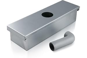 HOLDLY Grease Box for Commercial Exhaust Fans and Food Truck Exhaust Fans, Grease Catcher Includes Downspout, Rooftop Grease Holder for Kitchen