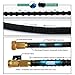 TheFitLife Flexible & Expandable Garden Hose - 25/50/75/100 Ft With Strongest Triple Core Latex & Solid Brass Fittings Free Spray Nozzle 3/4 USA Standard Kink Free Easy Storage Water Hose (75Foot)