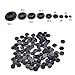 Hex Socket Allen Bolt Screw Nut Black Hexagon Head Cover Cap Protector 100PCS M4