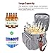UTOTEBAG Cooler Bag Nylon Insulated Cooler Box Wide Open Lunch Bag Leak-Proof Lunch Tote Large Capacity Cooler Tote with Removable Shoulder Strap for Men/Picnic/Beach/Camping/Fishing(Grey)thumb 2
