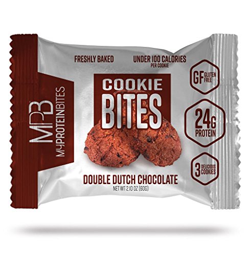 My Protein Bites | Protein Cookies | 24 Grams of Protein, Low Carbs & Low Sugar | Gluten Free | (8 Packs of 3 Cookies (24 Cookies) Double Dutch) My Protein Bites | Protein Cookies | 24 Grams of Protein, Low Carbs & Low Sugar | Gluten Free | (8 Packs of 3 Cookies (24 Cookies) Double Dutch)