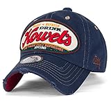 ililily Howel's Distressed Vintage Solid Color Cotton Baseball Cap Trucker Hat