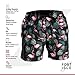 Fort Isle Mens Stretch Swim Trunks - XL - Flamingos and Floral - Quick Dry 4-Way Stretch - Bathing Suit