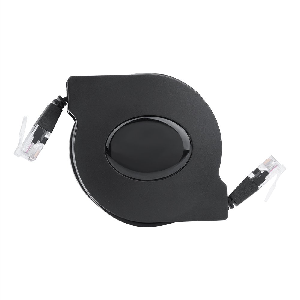 Topiky CAT6 Network Cable, Adjustable Retractable CAT6 RJ45 Lan Ethernet Cable for the Connection Between Computer and Routers, Switches, Moedm(2m)