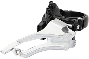 HOUSON Front derailleur, 3-Speed Bicycle derailleur Compatible with 31.8 / 34.9mm Tube Diameter for MTB Mountain Bike (7/8/9 