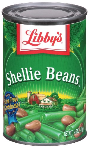 LIBBY’S SHELLIE BEANS, 14.5-OUNCE CANS
