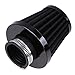 E-Bro 2PCS Motorcycle Air Intake Filter Cleaner Black (54mm)
