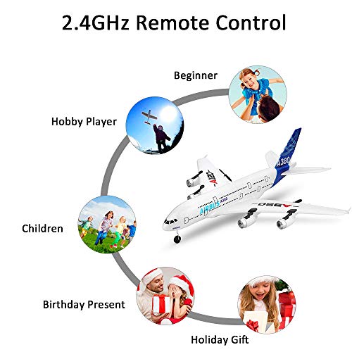 Goolsky Wltoys XK A120 Airbus A380 Model Plane 3CH EPP 2.4G Remote Control Airplane Fixed-Wing RTF Toy - Thumbnail 7
