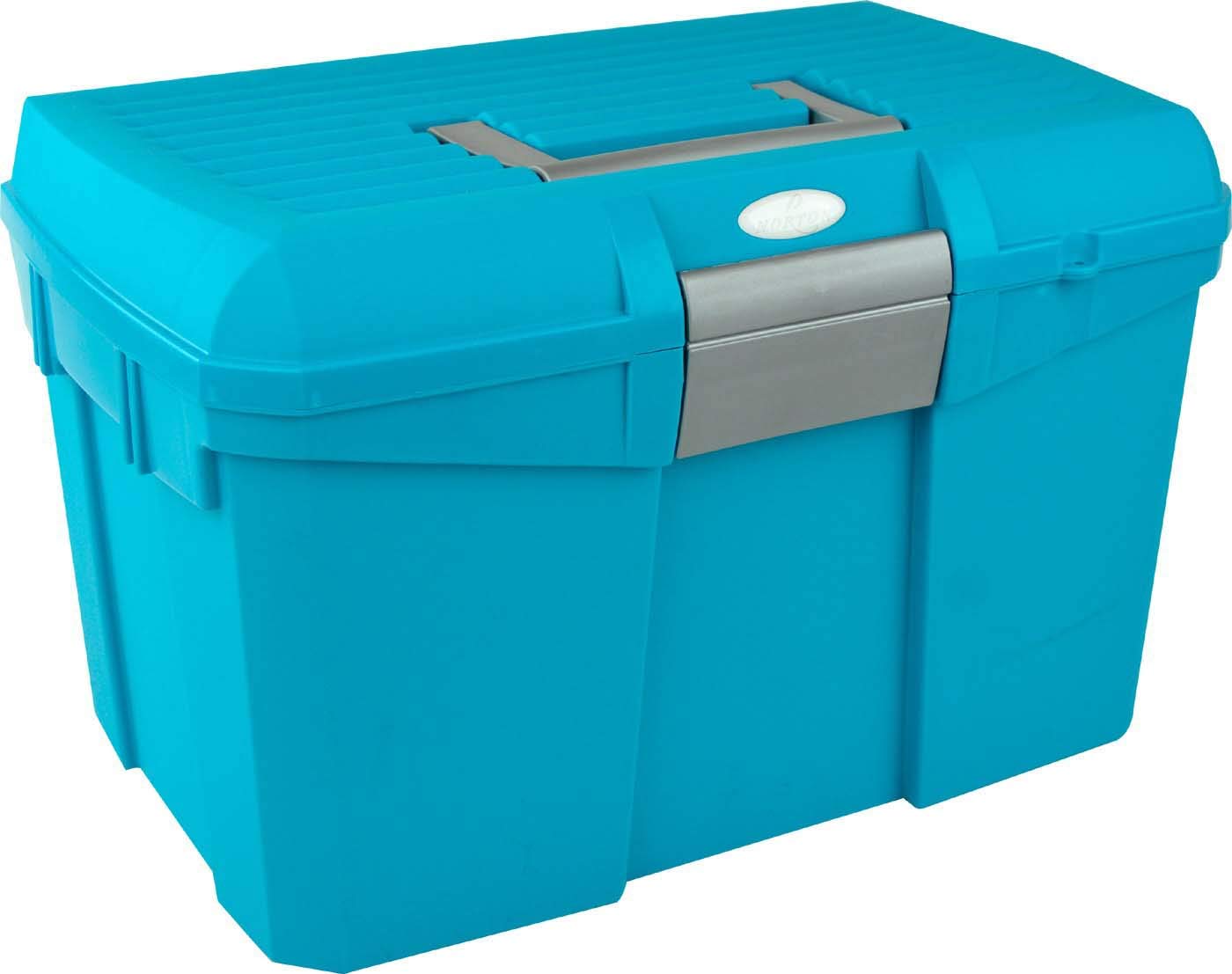 Amesbichler Norton Grooming Box, Turquoise and Grey | Grooming Box | Wall Case