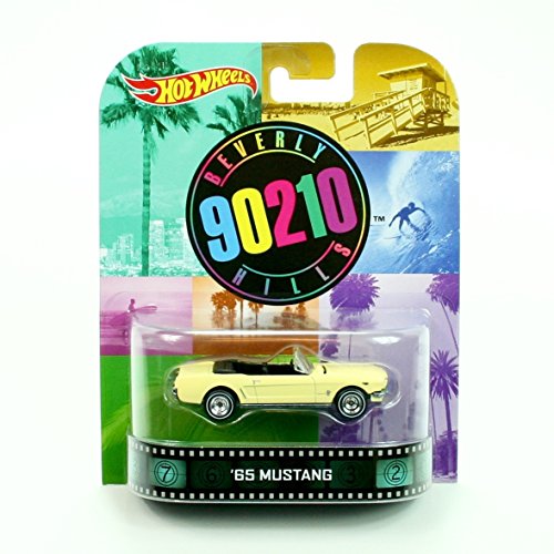 '65 MUSTANG from the classic TV series BEVERLY HILLS 90210 Hot Wheels 2013 Retro Entertainment Series 1:64 Scale Die Cast Vehicle