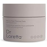 Dr. Loretta Women's Micro Peel Peptide Pads, Cranberry, 60 Count (Pack of 1)