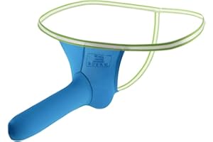 Mens Elephant Nose Underwear Pouch Briefs Solid Color Lightweight Naughty Elephant Trunk Jockstrap Bulge Enhancement