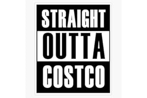 VISION GRAPHICS Magnet Straight Outta Costco - Black (*Original Design*) Magnet Vinyl Decal Sticker 5"