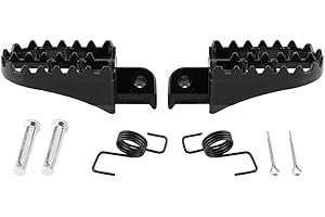 Acouto foot pegs tw200-2pcs Motorcycle Foot Pegs Pedals Rest Footrest for PW50 PW80 TW200