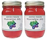 Amish Jelly - 18 Oz Jar - Qty 2 Jars (Muscadine)